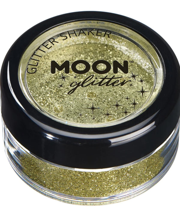 Moon Glitter Classic Fine Glitter Shakers, Gold, Single, 5g